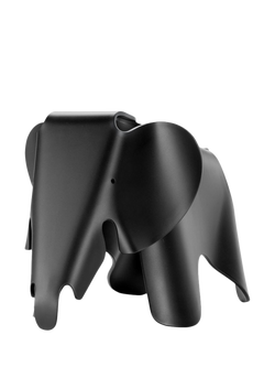 Vitra Eames Elephant Small Ornament, Deep Black, Deep Black