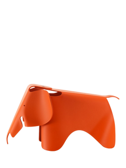 Vitra Eames Elephant Small Ornament, Red Orange, Red Orange