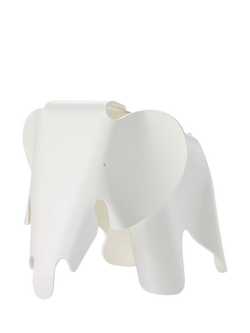 Vitra Eames Elephant Small Ornament, White, White