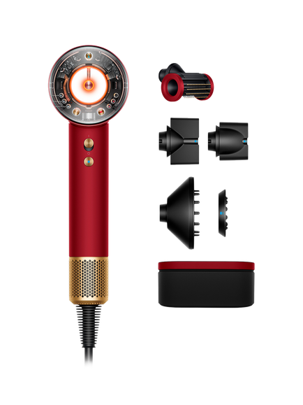 Dyson Supersonic Nural™ Straight+Wavy Hair Dryer, Red Velvet, Red Velvet