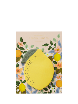 Rifle Paper Co. Lemon Sticky Notes, Yellow, Yellow