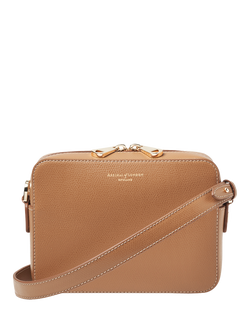 Aspinal of London Camera Crossbody Bag, Caramel