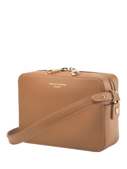 Aspinal of London Camera Crossbody Bag - view 2, Caramel