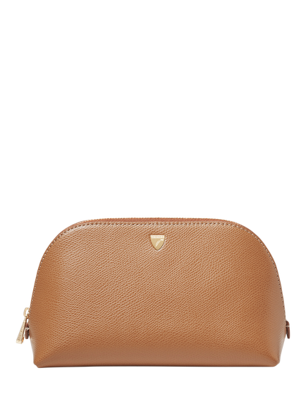 Aspinal of London Leather Cosmetic Case, Caramel