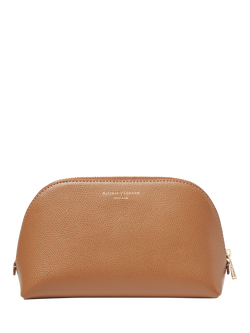Aspinal of London Leather Cosmetic Case - view 2, Caramel