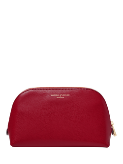 Aspinal of London Leather Cosmetic Case - view 2, Cherry