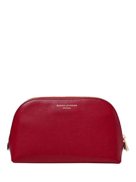 Aspinal of London Leather Cosmetic Case - view 2, Cherry