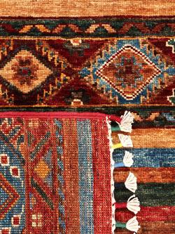 Gooch Oriental Khurjeen Pure Wool Rug, Multi, L124 x W88 cm - view 2, Multi