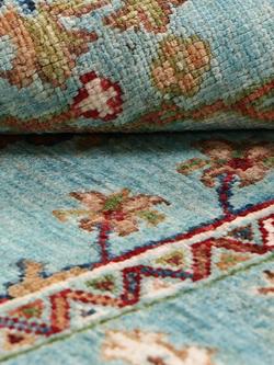 Gooch Oriental Sultani Pure Wool Rug, Aqua, L147 x W92 cm - view 2, Aqua