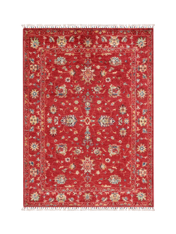 Gooch Oriental Sultani Pure Wool Rug, Red, L171 x W125 cm, Red