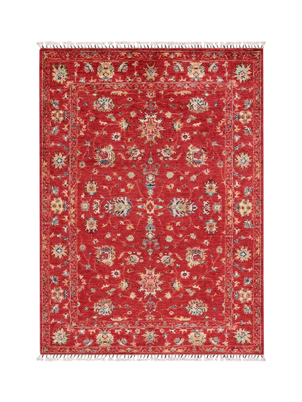 Gooch Oriental Sultani Pure Wool Rug, Red, L171 x W125 cm, Red