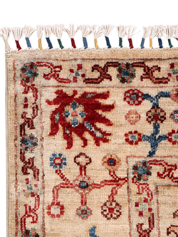 Gooch Oriental Sultani Pure Wool Rug, Ivory, L178 x W120 cm - view 2, Ivory