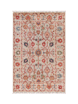 Gooch Oriental Sultani Pure Wool Rug, Grey, L183 x W121 cm, Grey