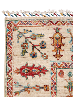 Gooch Oriental Sultani Pure Wool Rug, Ivory, L193 x W127 cm - view 2, Ivory