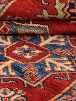 Gooch Oriental Supreme Kazak Pure Wool Rug, Red, L209 x W155 cm - view 2, Red