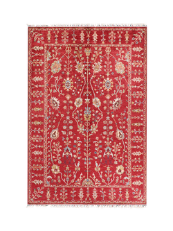 Gooch Oriental Sultani Pure Wool Rug, Red, L244 x W172 cm, Red
