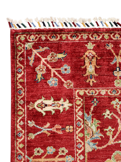 Gooch Oriental Sultani Pure Wool Rug, Red, L244 x W172 cm - view 2, Red