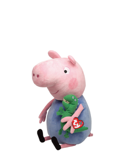 Ty Peppa Pig George Plush Soft Toy, Multi