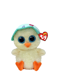 Ty Beanie Boo Emmie Chick Hat Plush Soft Toy, Multi