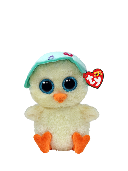 Ty Beanie Boo Emmie Chick Hat Plush Soft Toy, Multi