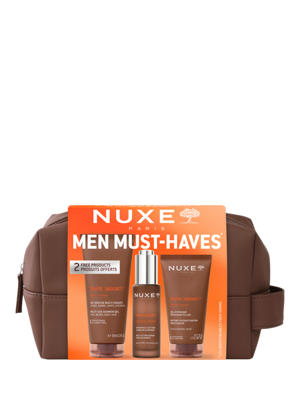 NUXE Men [BOOST]³ Must-Have Trio Skincare Gift Set, 