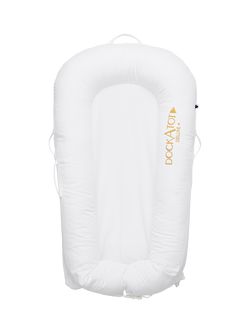 DockATot Deluxe+ Baby Pod Cover, White, White