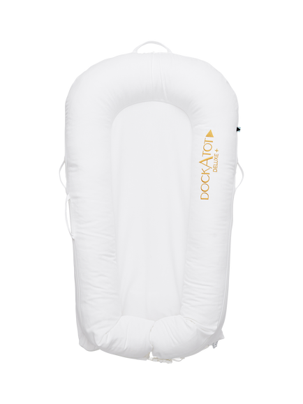 DockATot Deluxe+ Baby Pod Cover, White, White
