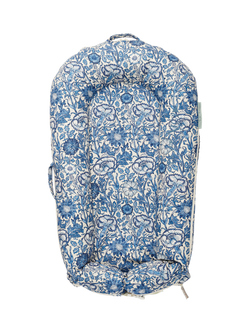 DockATot Deluxe+ William Morris Pink and Rose Baby Pod, Blue