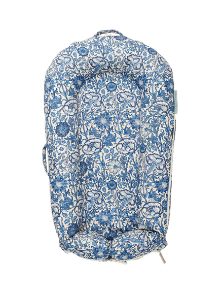 DockATot Deluxe+ William Morris Pink and Rose Baby Pod, Blue
