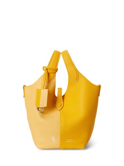 Ralph Lauren Polo Play Small Leather Crossbody Bag, Canary Yellow