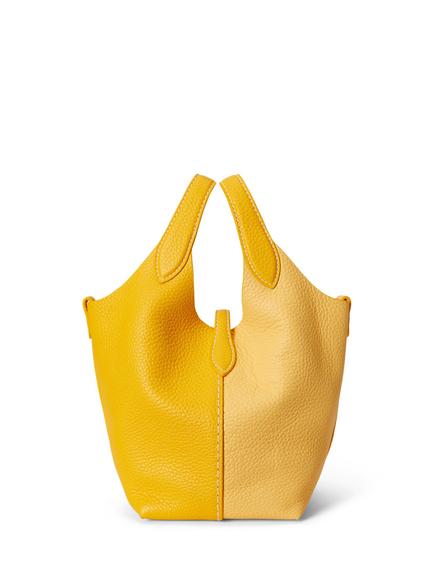 Ralph Lauren Polo Play Small Leather Crossbody Bag - view 2, Canary Yellow