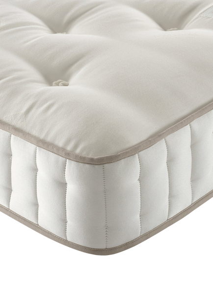 John Lewis OUTLET Luxury Natural Collection Linen 3250, Super King Size, Firmer Tension Pocket Spring Zip Link Mattress, Like New, White