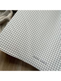 MAMA SHACK Wedge Anti-Roll Changing Mat, Gingham - view 2, Gingham