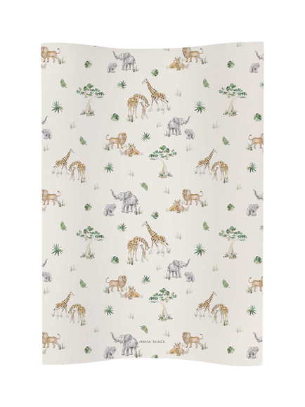 MAMA SHACK Wedge Anti-Roll Changing Mat, Safari, Safari