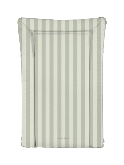 MAMA SHACK Changing Mat, Stripe Sage, Stripe Sage