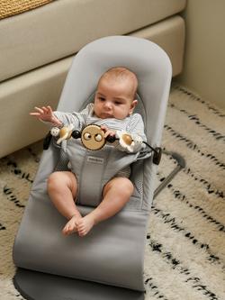 BabyBjörn Bliss Tri Fabric Baby Bouncer, Light Grey - view 2, Light Grey
