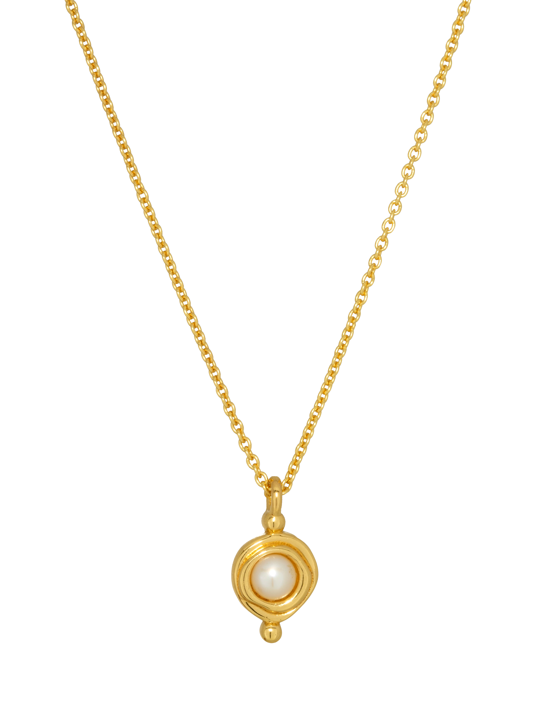 Product image 1 of 3, which shows Ottoman Hands June Birthstone Necklace