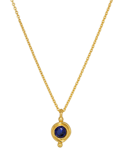 Ottoman Hands Birthstone Necklace, September