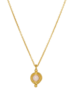 Ottoman Hands Birthstone Necklace, October