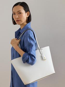 Lauren Ralph Lauren Reversible Tote Bag, White/Summer Paisley - view 2, White/Summer Paisley