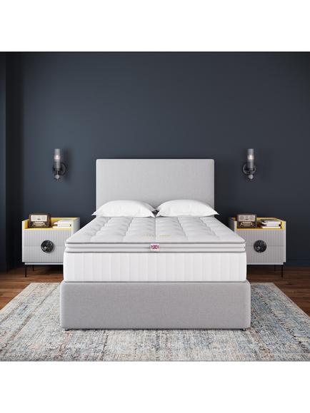 Millbrook Beds Serene 3000 Pillowtop Mattress, Firm Tension, Double - view 2, White
