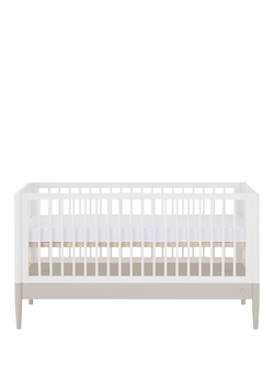 Gaia Baby Eos Cotbed, Cashmere/White, Cashmere/White