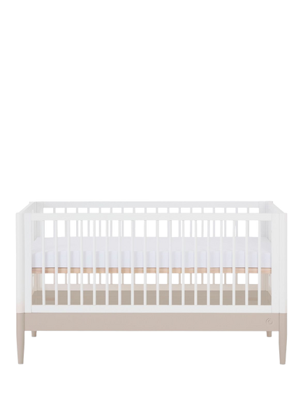Gaia Baby Eos Cotbed, Cashmere/White, Cashmere/White
