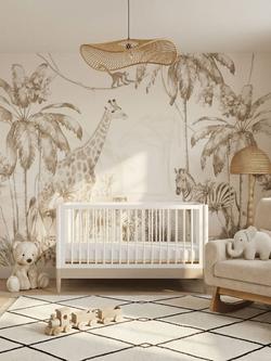 Gaia Baby Eos Cotbed, Cashmere/White - view 2, Cashmere/White