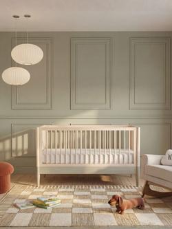 Gaia Baby Eos Cotbed, Sage Green/Natural - view 2, Sage Green/Natural