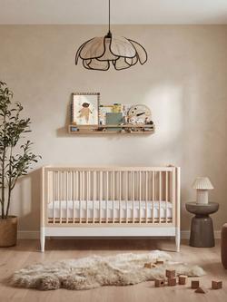 Gaia Baby Eos Cotbed, White/Natural - view 2, White/Natural