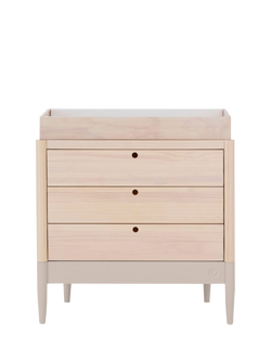 Gaia Baby Eos Changing Table Dresser, Cashmere/Natural, Cashmere/Natural