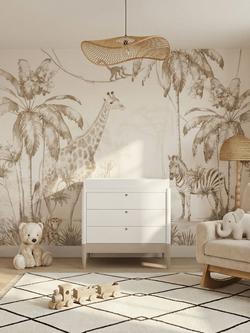 Gaia Baby Eos Changing Table Dresser, Cashmere/White - view 2, Cashmere/White