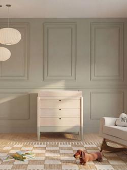 Gaia Baby Eos Changing Table Dresser, Sage Green/Natural - view 2, Sage Green/Natural