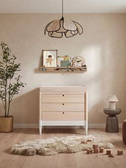 Gaia Baby Eos Changing Table Dresser, White/Natural - view 2, White/Natural